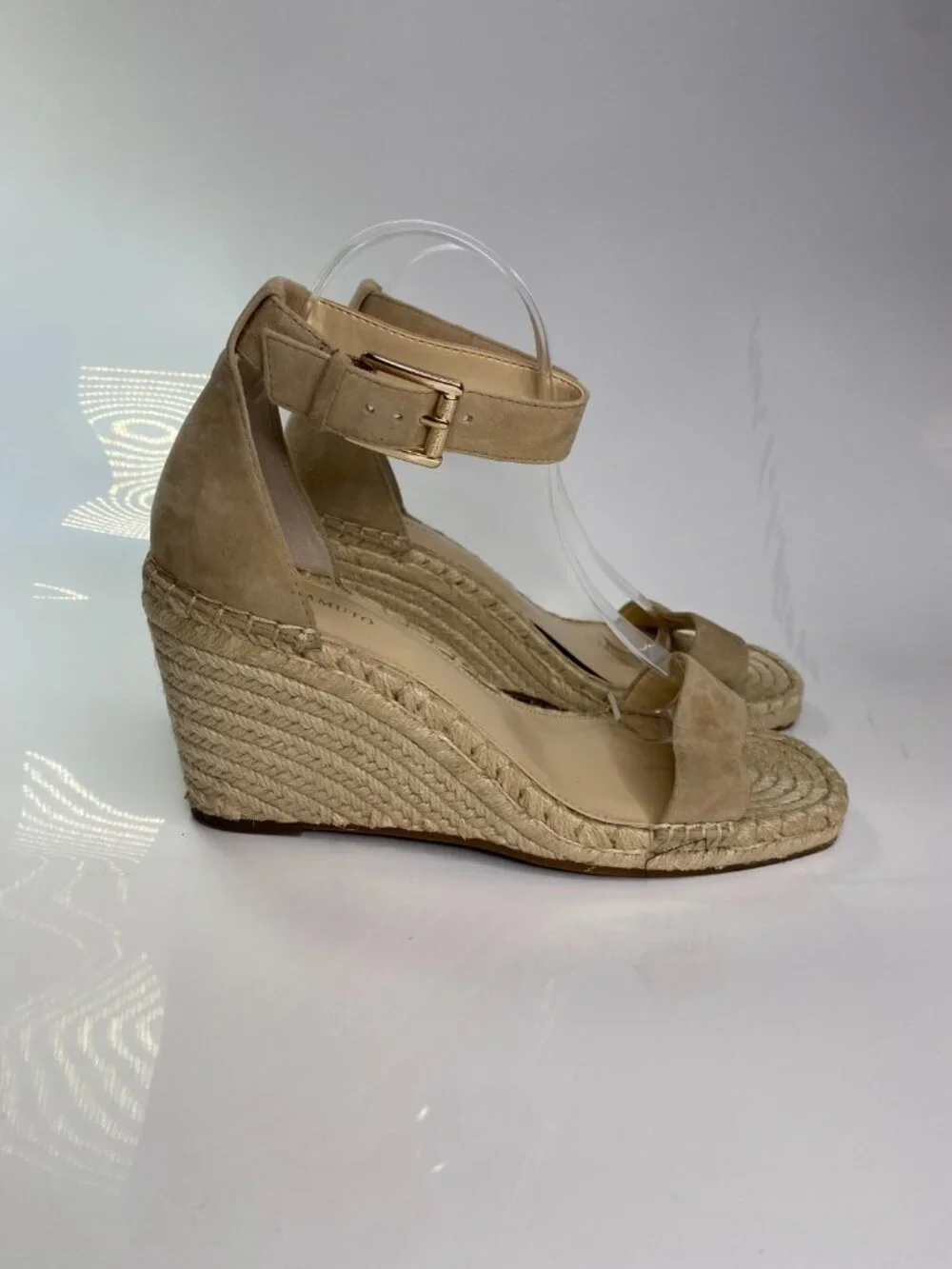 Vince Camuto Women's Meddrina Tortilla Espadrille Wedge Sandal sz 10